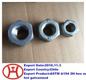 ASTM A194 2H nwa Egzagòn cho galvanize