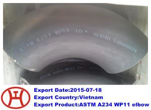 ASTM A 234  WP11 koud 90 degre